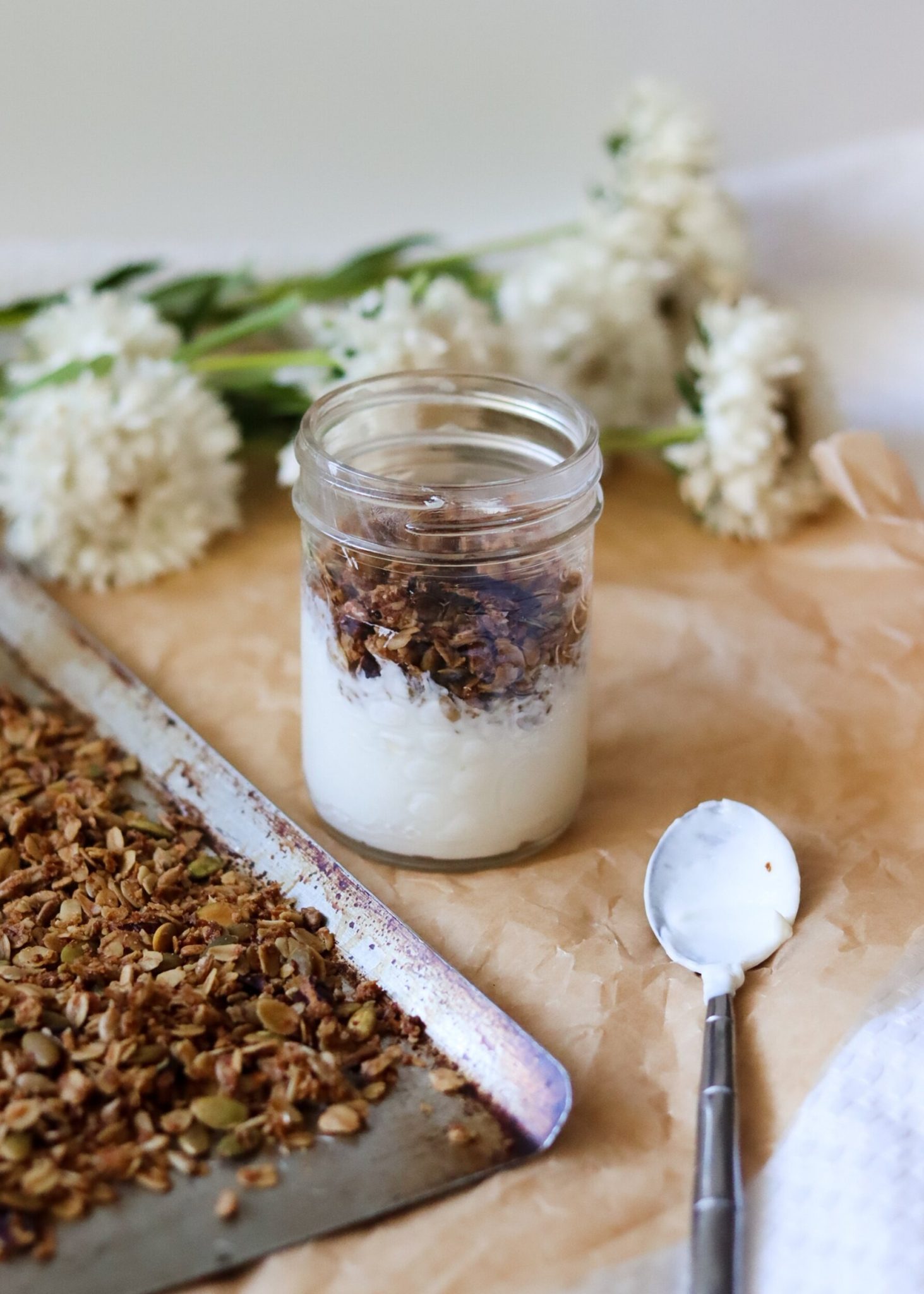 Maple Syrup & Olive Oil Granola MAY EIGHTY FIVE