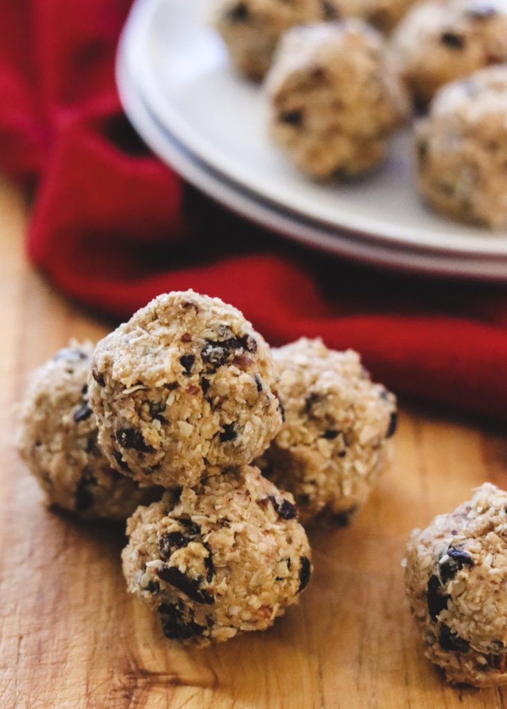 Coconut, Cranberry & Pecan Energy Balls - MAY EIGHTY FIVE