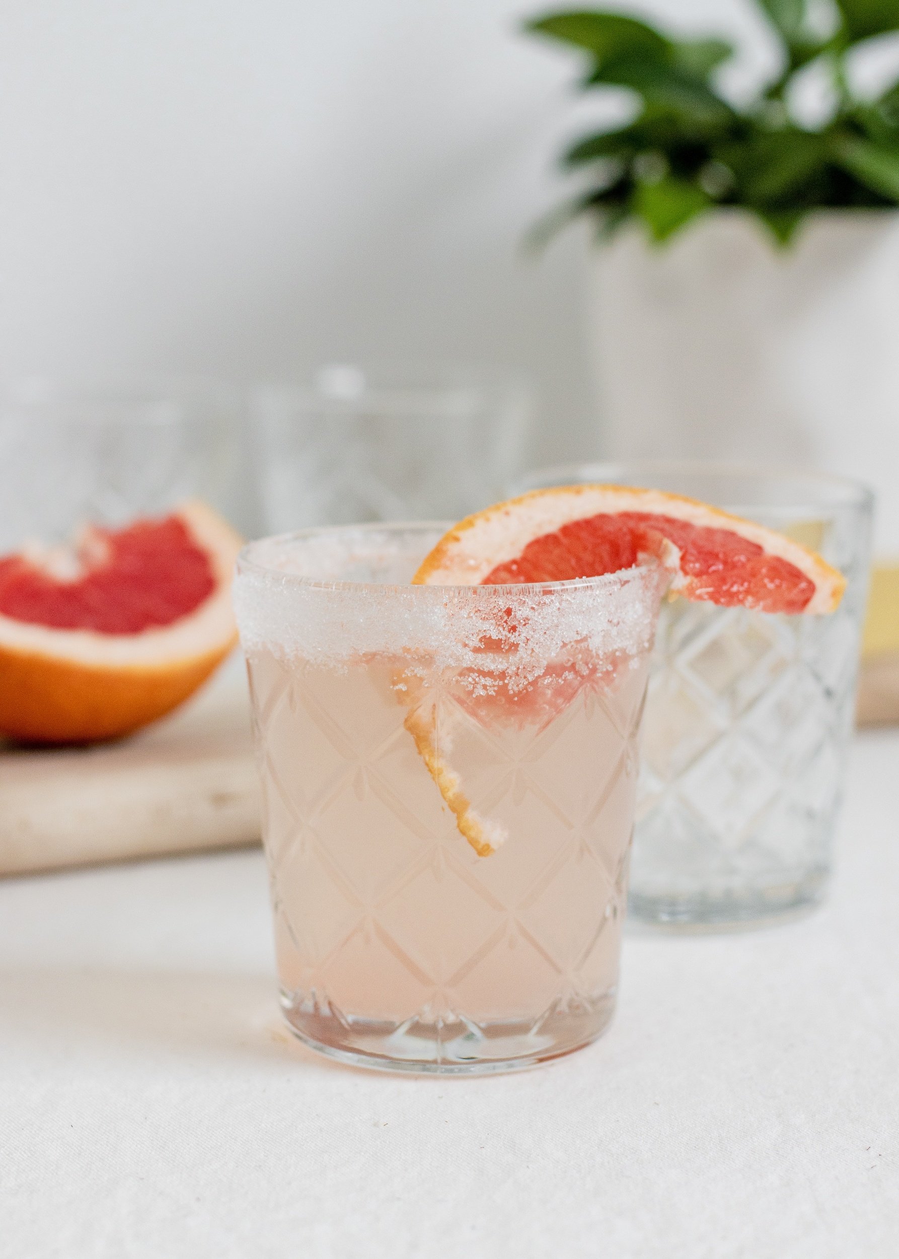 grape fruit and rum cocktail