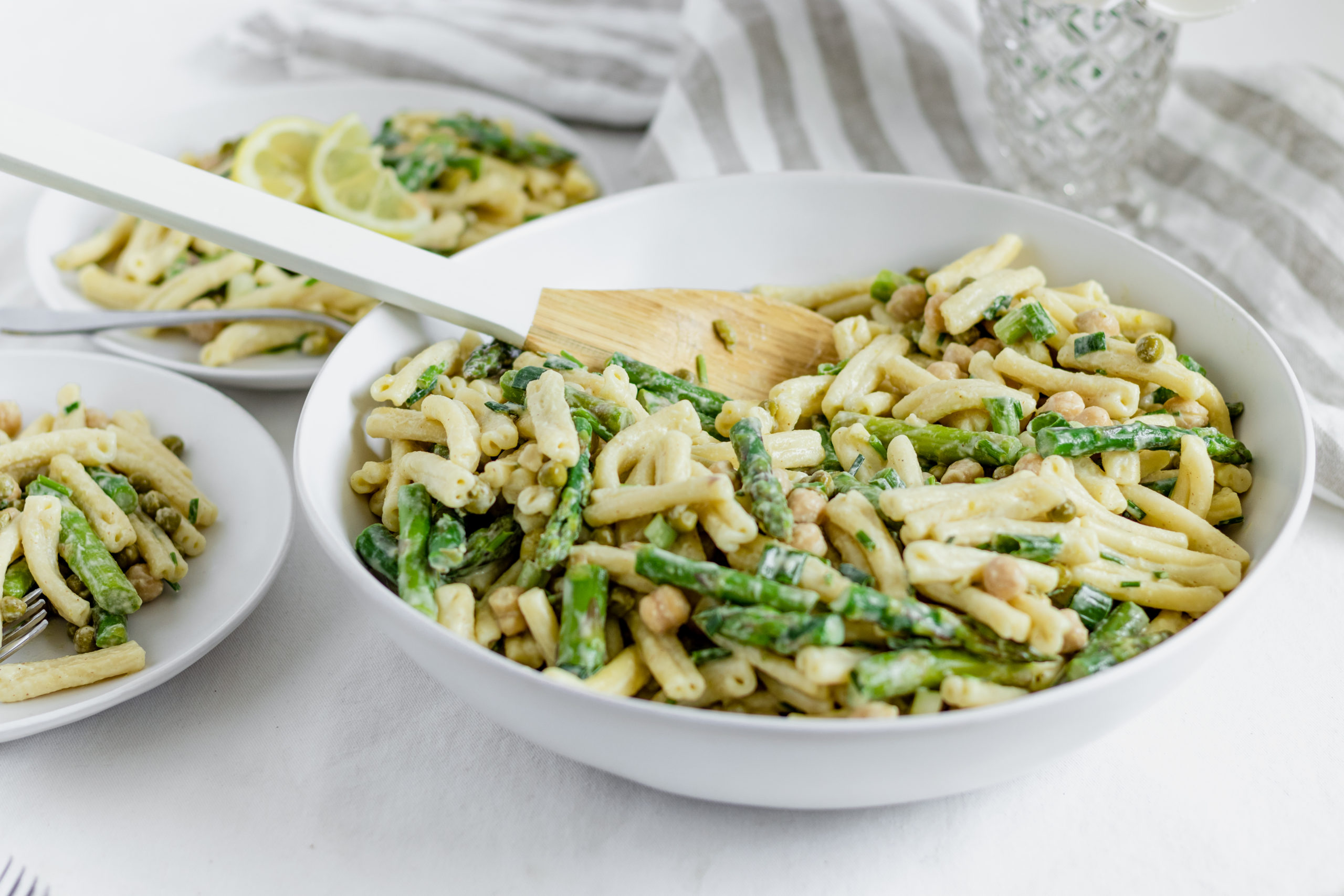 Spring Pasta and Chickpea Salad and Bento-Friendly Pasta Salad