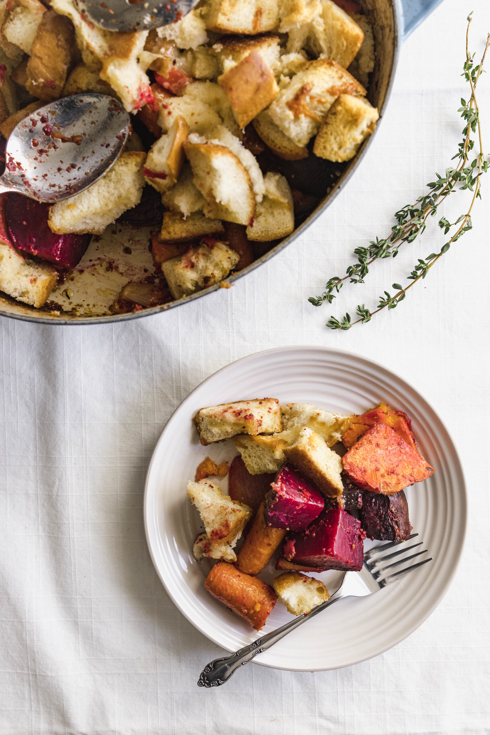 4-Ingredient Roasted Shallots with Thyme - Well Seasoned Studio