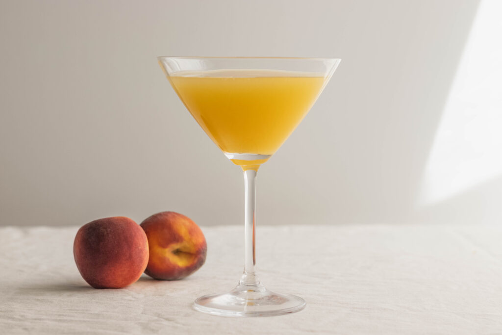 Peach Martini Recipe A Perfectly Sweet and Fruity Cocktail MAY EIGHTY FIVE