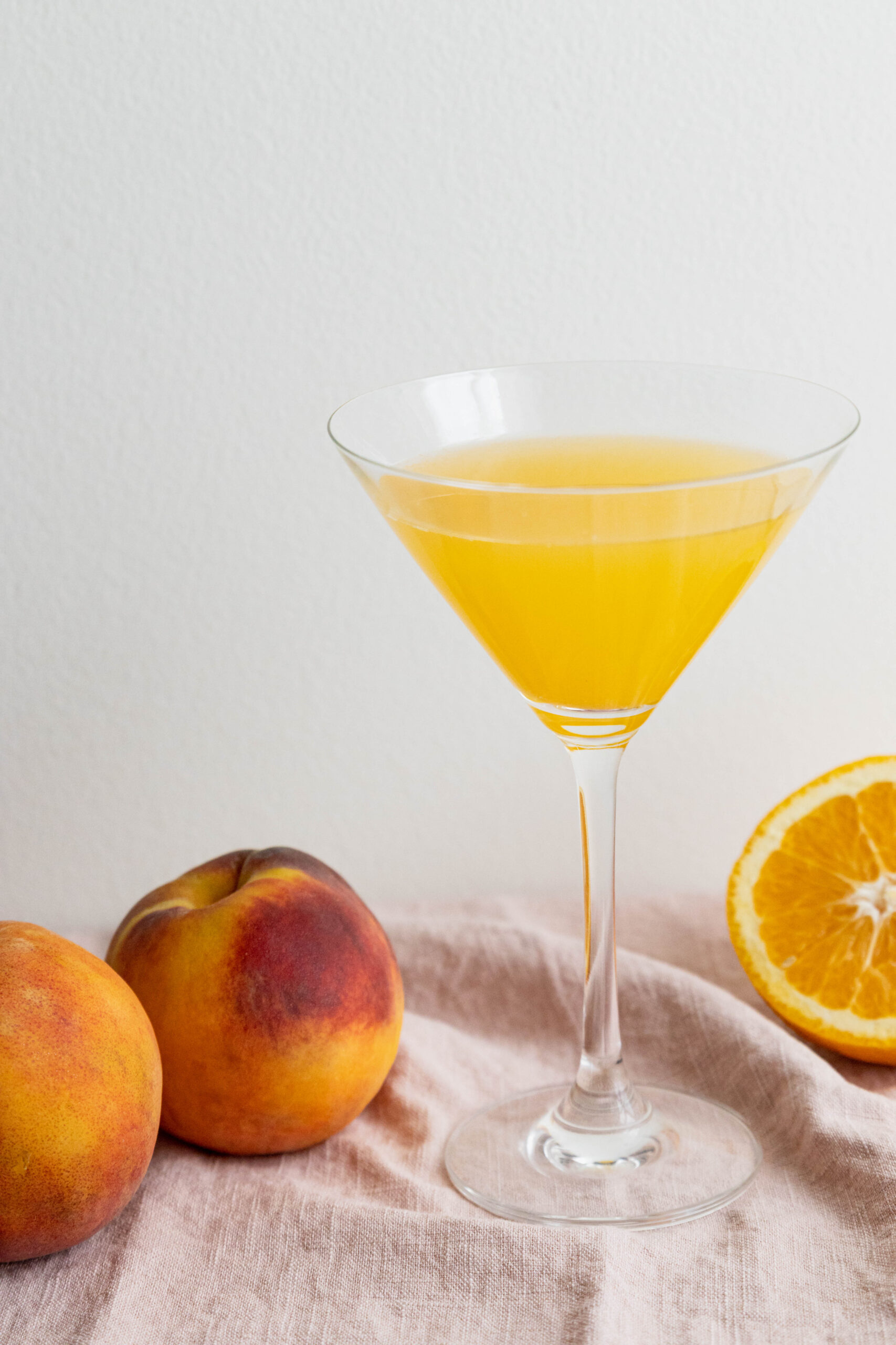 The Perfect Vodka Peach Martini Cocktail Recipe MAY EIGHTY FIVE