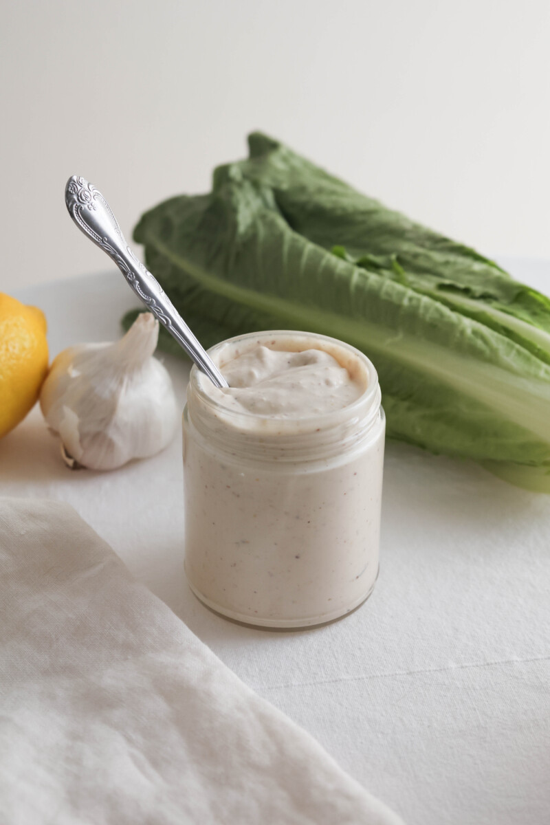 Healthy Caesar Salad Dressing Recipe - MAY EIGHTY FIVE