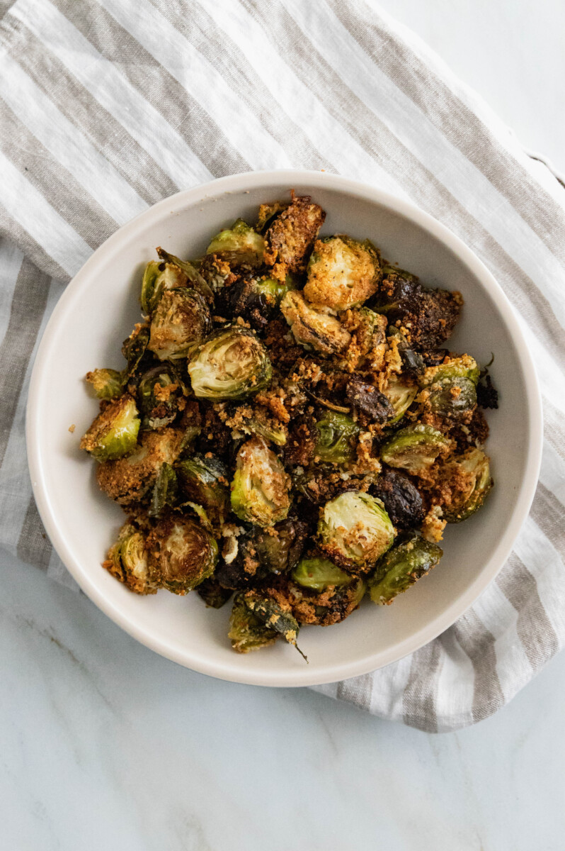Garlic Parmesan Brussels Sprouts - may eighty five
