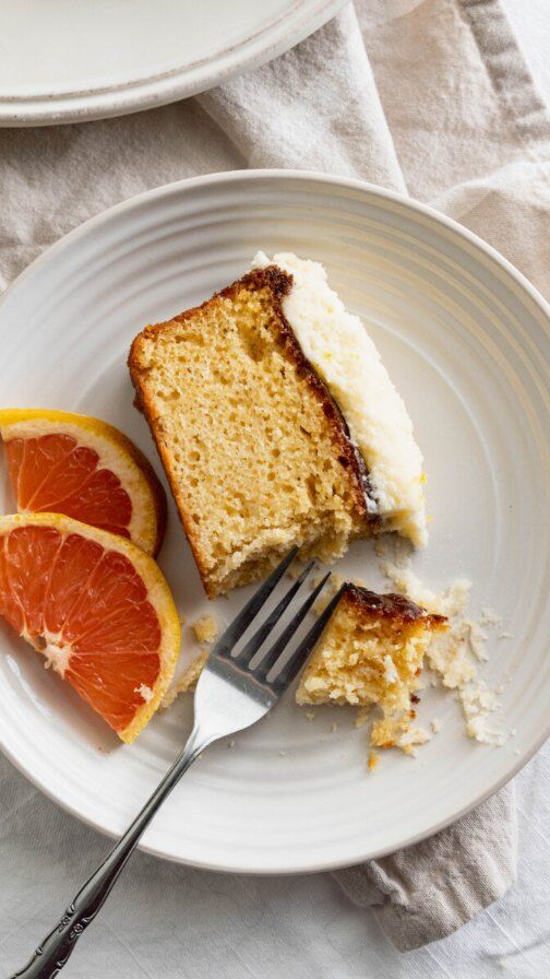 (full recipe below) This Grapefruit Cake with Buttercream Icing is infused with fresh grapefruit zest and juice, making this loaf tender and citrusy. It's then topped with a luscious grapefruit infused buttercream. And yes, you can absolutely swap the grapefruit out with orange or lemon....but trust me, you'll want to give it a try with grapefruit! Ingredients1 ¾ cups all-purpose flour1 tsp baking powder½ tsp baking soda½ tsp salt½ cup unsalted butter, softened¾ cup sugar2 large eggs (room temperature)½ cup milk (dairy or plant-based)1 tsp vanilla extract3 tbsp grapefruit zest3 tbsp fresh grapefruit juiceFull directions are pinned in the comments or let me know if you want the full detailed recipe, and I'll send it to your DM's. You can always search for "grapefruit cake" on MayEightyFive! #dessert #baking #feelgoodrecipes #easyrecipe #reels #loafcake #cake